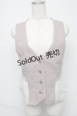 画像1: axes femme / シフォンデザインベスト   S-25-05-23-043-AX-TO-AS-ZS