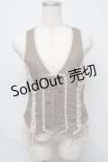 axes femme / はしごレースベスト  カーキ S-25-05-23-045-AX-BL-AS-ZS