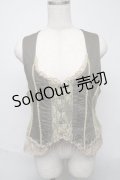 axes femme / アンティークフック釦ベスト  カーキ S-25-05-23-046-AX-TO-AS-ZS