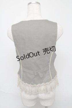 画像2: axes femme / アンティークフック釦ベスト  カーキ S-25-05-23-046-AX-TO-AS-ZS