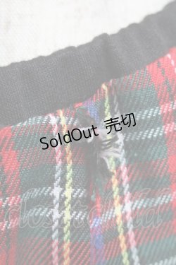 画像3: Drug Honey / チェック切替サルエルパンツ  赤ｘ黒 S-25-05-24-054-PU-PA-AS-ZS