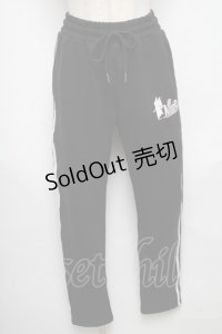 NieR Clothing / サイドラインパンツ  黒ｘ白 S-25-05-24-056-PU-PA-AS-ZS