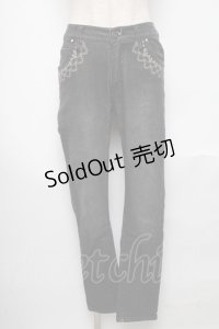 axes femme / デニムパンツ  黒 S-25-05-24-058-AX-PA-AS-ZS