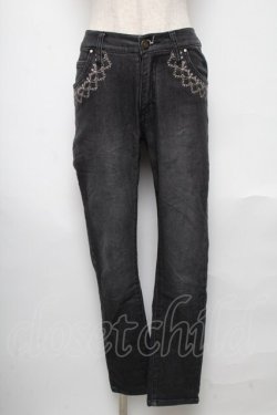 画像1: axes femme / デニムパンツ  黒 S-25-05-24-058-AX-PA-AS-ZS