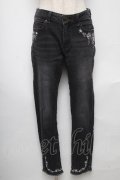 axes femme / デニムパンツ  黒 S-25-05-24-059-AX-PA-AS-ZS