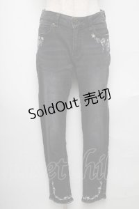 axes femme / デニムパンツ  黒 S-25-05-24-059-AX-PA-AS-ZS