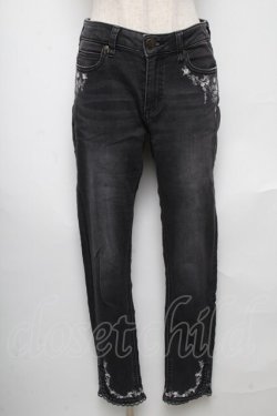 画像1: axes femme / デニムパンツ  黒 S-25-05-24-059-AX-PA-AS-ZS