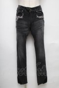 axes femme / デニムパンツ  黒 S-25-05-24-060-AX-PA-AS-ZS