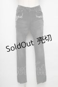 axes femme / デニムパンツ  黒 S-25-05-24-060-AX-PA-AS-ZS