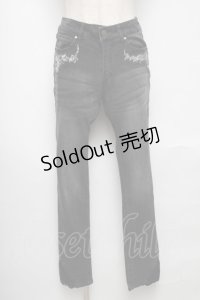 axes femme / デニムパンツ  黒 S-25-05-24-060-AX-PA-AS-ZS