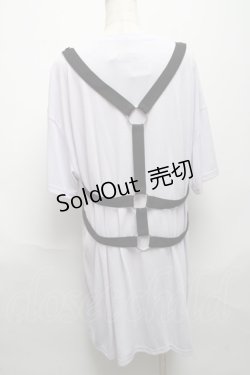 画像2: LISTEN FLAVOR / トラウマティックハーネス付BIGカットソー  ラベンダー S-25-05-24-023-PU-TO-AS-ZS
