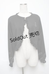m petit by misako / MSKバラBフリルボレロ  黒 S-25-05-24-027-LO-TO-HR-ZS