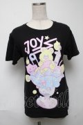LISTEN FLAVOR / パフェベアプリントTシャツ  黒 S-25-05-24-028-PU-TS-HR-ZS