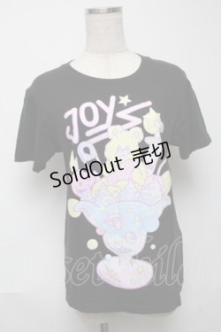 画像1: LISTEN FLAVOR / パフェベアプリントTシャツ  黒 S-25-05-24-028-PU-TS-HR-ZS
