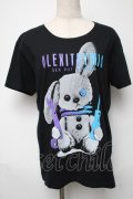 SEX POT ReVeNGe / プリントTシャツ  黒 S-25-05-24-031-SP-TS-AS-ZS