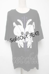 SEX POT ReVeNGe / プリントTシャツ  黒 S-25-05-24-033-SP-TS-AS-ZS