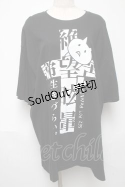 画像1: SEX POT ReVeNGe / プリントTシャツ  黒 S-25-05-24-034-SP-TS-AS-ZS