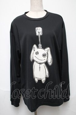画像1: NieR Clothing / プリントTシャツ  黒 S-25-05-24-035-PU-TO-AS-ZS