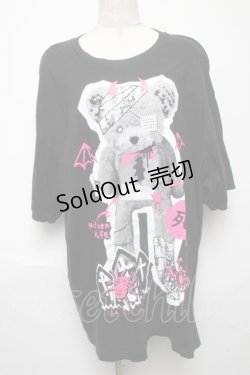画像1: SEX POT ReVeNGe / プリントTシャツ  黒 S-25-05-24-039-SP-TS-AS-ZS