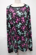 Drug Honey / スケルトンテディカットソー  黒 S-25-05-24-040-PU-TO-AS-ZS