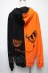 画像2: NieR Clothing / バイカラーパーカー  黒ｘオレンジ S-25-05-24-041-PU-TO-AS-ZS (2)