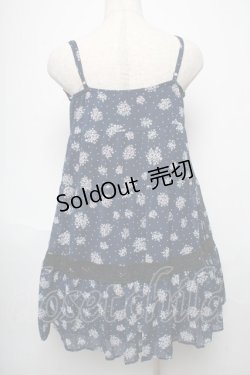 画像2: LOLITA / 花柄キャミワンピース  紺 S-25-05-24-046-LO-TO-HR-ZS
