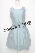 axes femme / シャンタンワンピース  グリーン S-25-05-24-047-AX-OP-AS-ZI