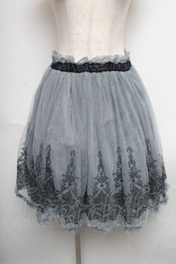 画像1: axes femme / チュールスカート  サックス S-25-05-25-055-AX-SK-AS-ZS