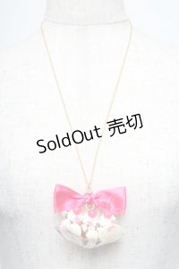 axes femme / バナナスプリットネックレス  ピンク S-25-05-25-008-AX-CO-HR-ZS