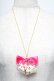 画像1: axes femme / バナナスプリットネックレス  ピンク S-25-05-25-008-AX-CO-HR-ZS (1)