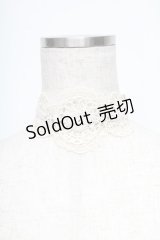 Jane Marple / レースｘスパンコールチョーカー  オフ S-25-05-25-009-JM-AC-HR-ZS