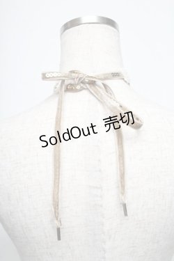 画像2: Jane Marple / レースｘスパンコールチョーカー  オフ S-25-05-25-009-JM-AC-HR-ZS