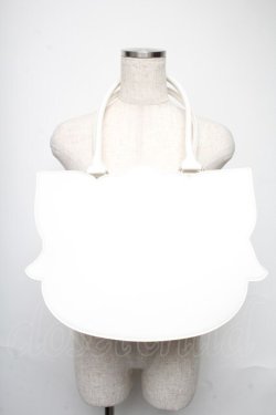 画像2: axes femme kawaii / ムースのおかおトートバッグ  白 S-25-05-25-010-AX-BG-HR-ZS