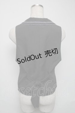 画像2: axes femme / 3WAYミディワンピースのベスト  グレー S-25-05-25-025-AX-TO-HR-ZS