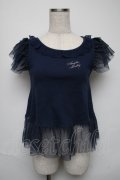 Angelic Pretty / Sugar Dream Dollカットソー  紺 S-25-05-25-026-AP-TO-HR-ZS