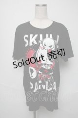 SEX POT ReVeNGe / プリントTシャツ  黒 S-25-05-25-032-SP-TS-AS-ZS