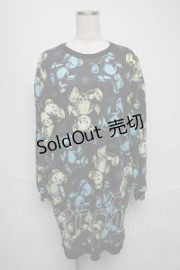 Drug Honey / スケルトンテディスウェット  黒 S-25-05-25-034-PU-TO-AS-ZS