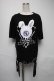 画像1: LISTEN FLAVOR / アイボールバニーカットソー  黒 S-25-05-25-035-PU-TO-AS-ZS (1)