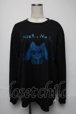 画像1: NieR Clothing / プリントTシャツ  黒 S-25-05-25-038-PU-TO-AS-ZS