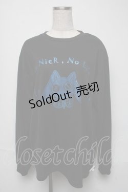 画像1: NieR Clothing / プリントTシャツ  黒 S-25-05-25-038-PU-TO-AS-ZS