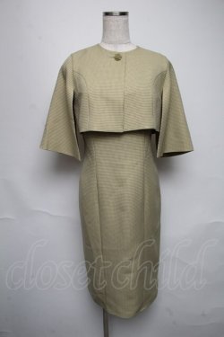 画像1: an another angelus / 60sチェック柄ケープセットアップ  グリーン S-25-05-25-042-CA-JA-HR-ZS