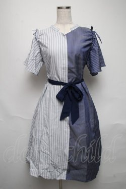 画像1: axes femme / ワンピース  ブルー S-25-05-25-044-AX-TO-AS-ZS
