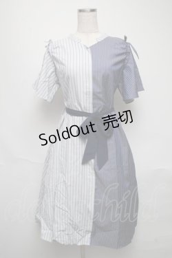 画像1: axes femme / ワンピース  ブルー S-25-05-25-044-AX-TO-AS-ZS