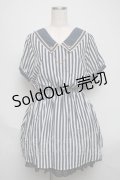 axes femme POETIQUE / ストライプワンピース  紺 S-25-05-25-045-AX-OP-AS-ZS