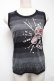画像1: PEACE NOW / プリントタンクトップ  黒 S-25-05-28-040-PU-TS-HR-ZS (1)