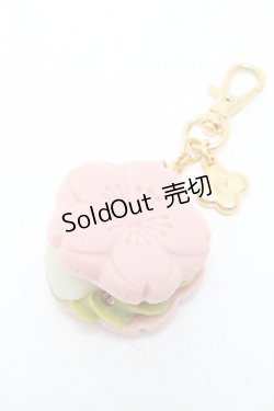 画像1: Q-pot. / サクラモナカマッチャアンバッグチャーム  ピンク S-25-05-28-005-QP-ZA-HR-ZS