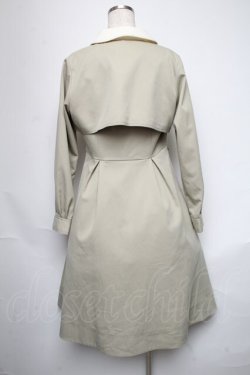 画像2: Fi.n.t  / ステッチ使いクレリックレイヤードワンピース  カーキ S-25-05-28-046-LO-OP-HR-ZS