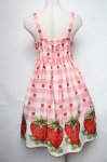 画像2: Emily Temple cute / berryギンガムダブルリボンワンピース  ピンク S-25-05-28-048-ET-OP-HR-ZT348 (2)
