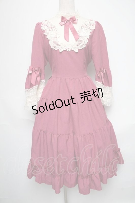 画像1: Innocent World / ロココティアードワンピース  ピンク S-25-05-28-054-IW-OP-HR-ZS (1)