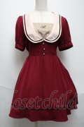 Amavel / セーラーデザインワンピース  ワイン S-25-05-28-056-CA-OP-AS-ZS
